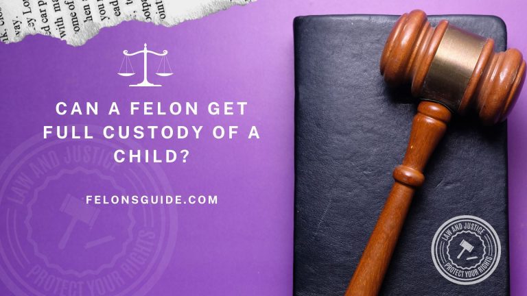 Can a Felon Get Full Custody of a Child?
