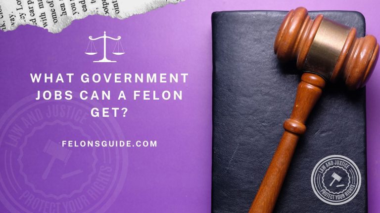 What Government Jobs Can a Felon Get?